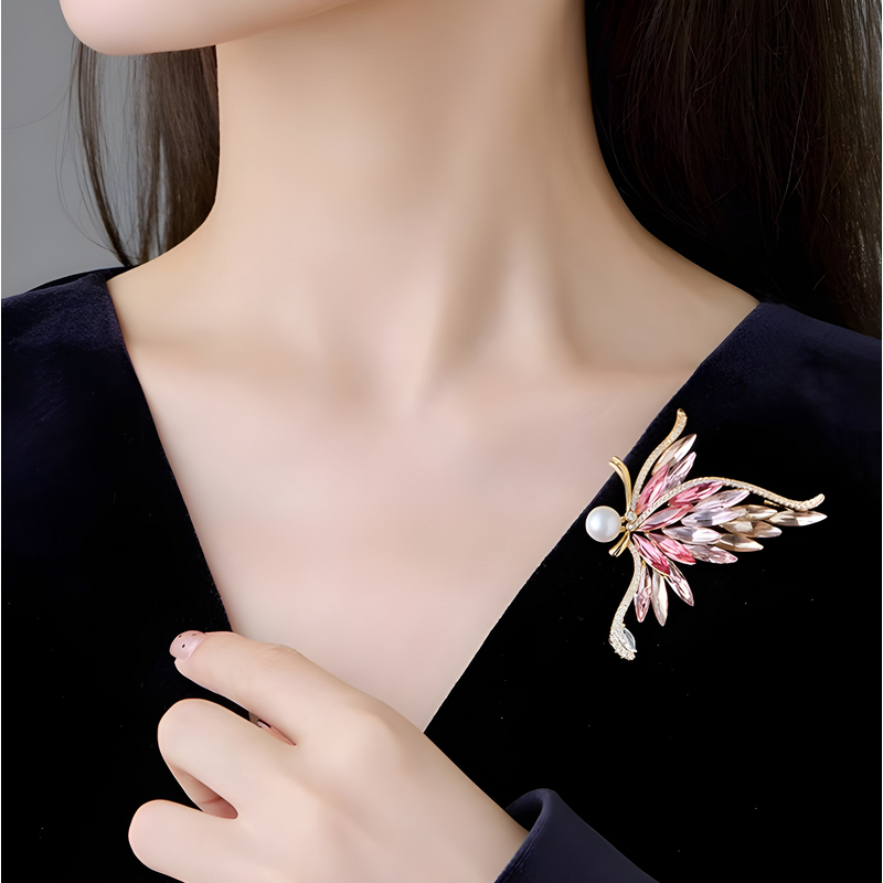 Butterfly Brooch Manufacturer - Elegant Anti-Exposure Versatile Corsage Pin for Weddings Suit