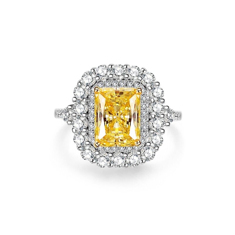 Princess Cut Ring Factory - S925 Sterling Silver Women's Cute Ins Style Simple Pink Heart Hot-Selling