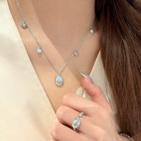 Sterling Silver Ring Factory - Cross-border Popular S925 Heart-shaped Four-leaf Clover Geometric Fresh