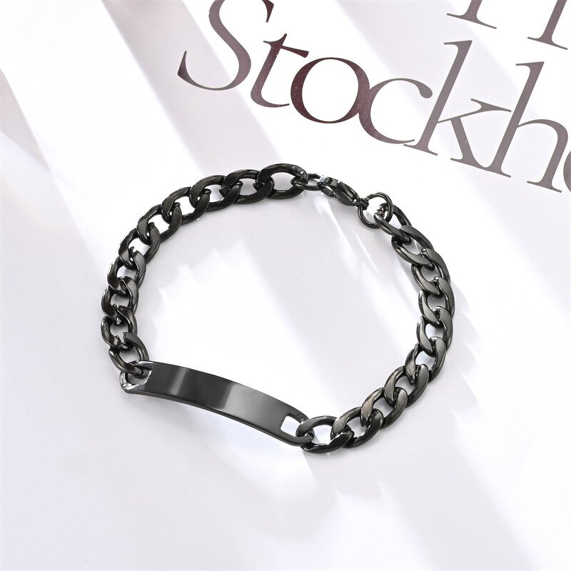 Couple Bracelets Factory - Stainless Steel Men and Women Pair Personality Punk Not Fade