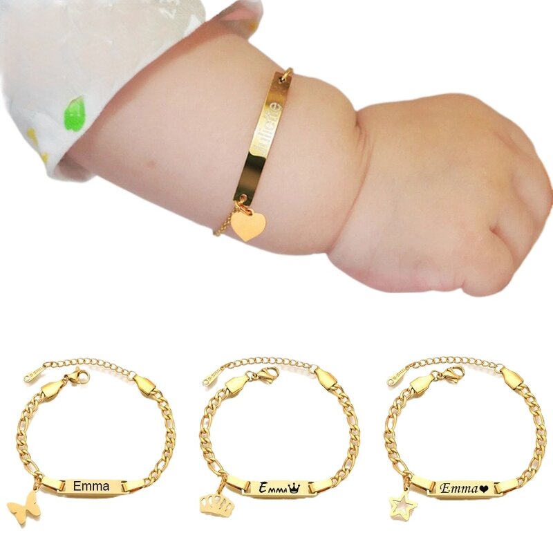 Black Gold Bracelet Manufacturer - Cross-Border Fashion Titanium Steel Brushed Curved Tag Engravable