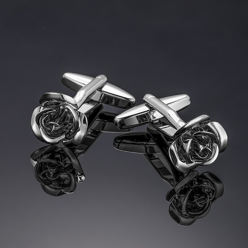 Tie Clips Manufacturer - High-Quality Copper Polished Glue Pattern Batch Fashionable Business Men's