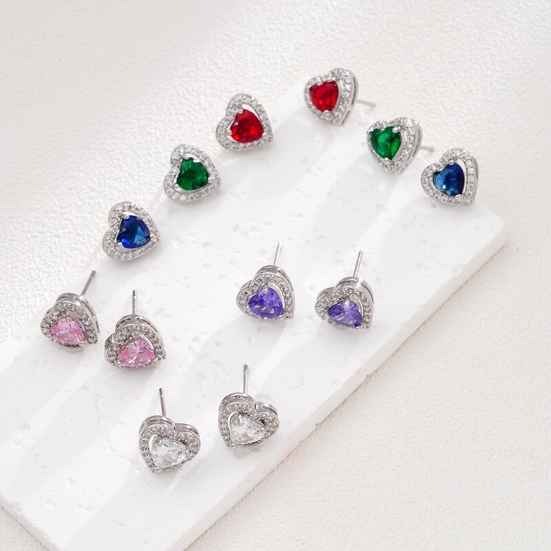 Jewelry Set Manufacturer - Brilliant Full Diamond Zircon Water Drop Necklace Earrings Wedding