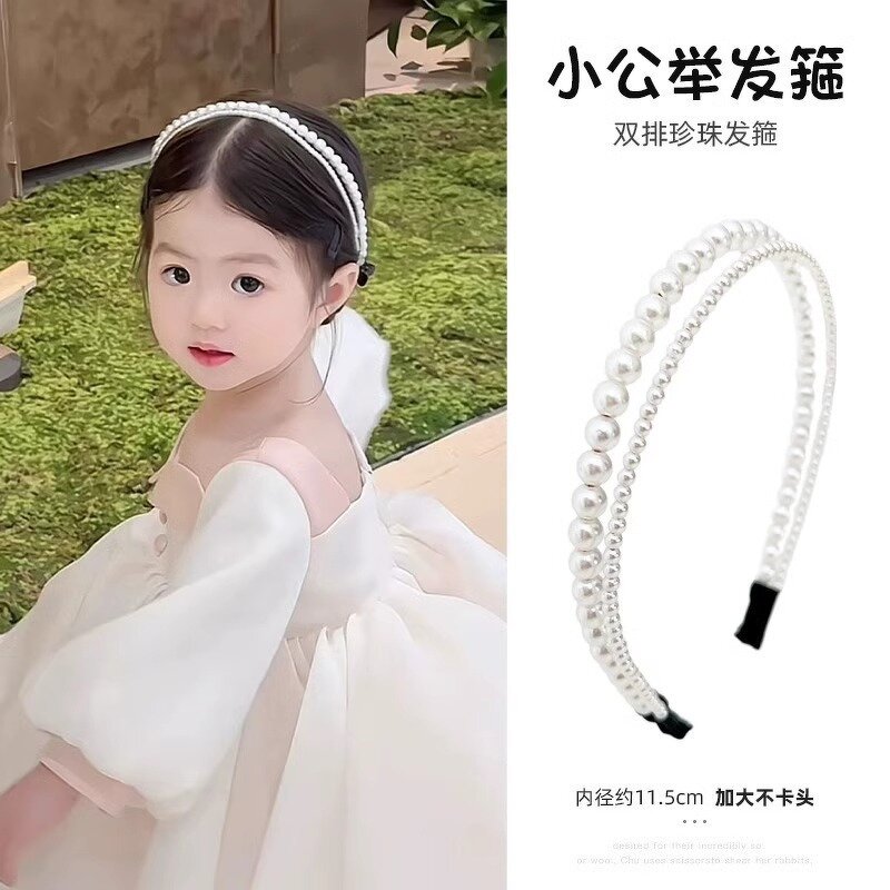 Pearl Headband Manufacturer - Korean Ins New Arrival Casual Retro Alloy Popular Fresh Elegant Fairy