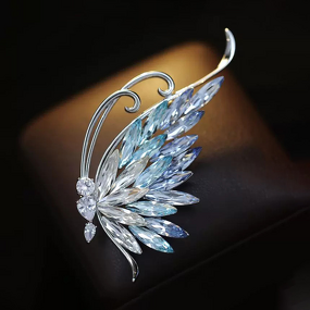 Butterfly Brooch Manufacturer - Sophisticated High-End Crystal Elegant Luxurious Alloy Pin