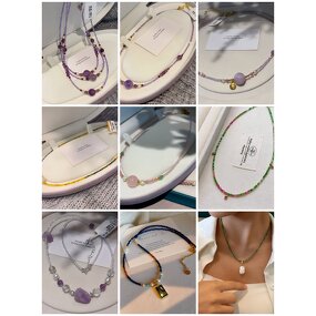 Amethyst Necklace Manufacturer - Cross-Border Hot-Selling Freshwater Pearl Crystal Ball Pendant Choker