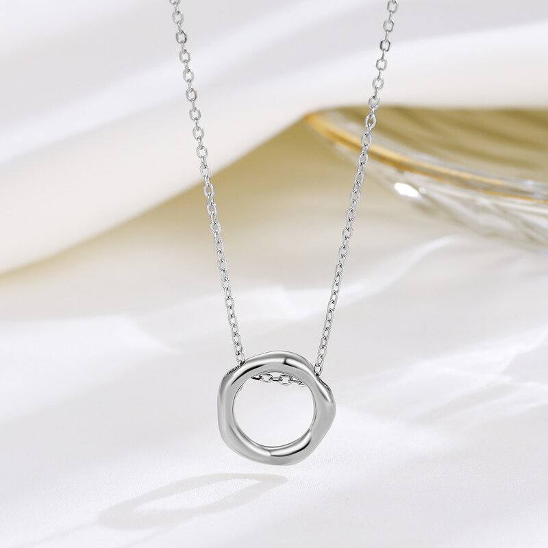 Sterling Silver Necklace Factory - S925 Versatile Elegant Niche Simple High-end Feel Collarbone