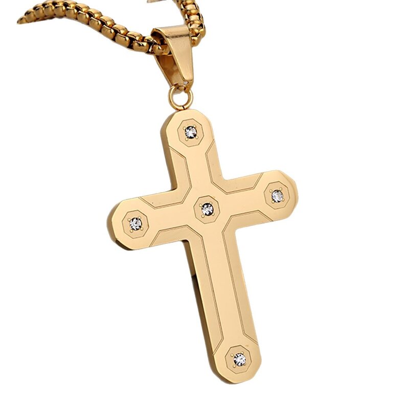 Carbon Fiber Cross Pendant Manufacturer - Puzzle Camouflage Diamond-Encrusted Zircon Popular