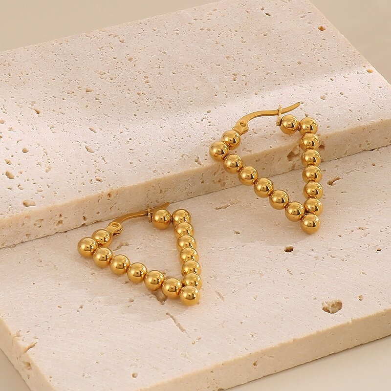 Sterling Silver Earrings Manufacturer - Hot-Selling S925 Geometric Piercing Threaded Ear Bone Studs