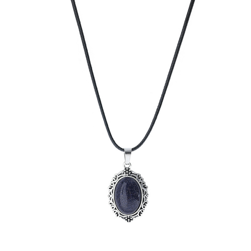 Leopard Pendant Manufacturer - European American White Crystal Natural Stone Amethyst Versatile Hollow