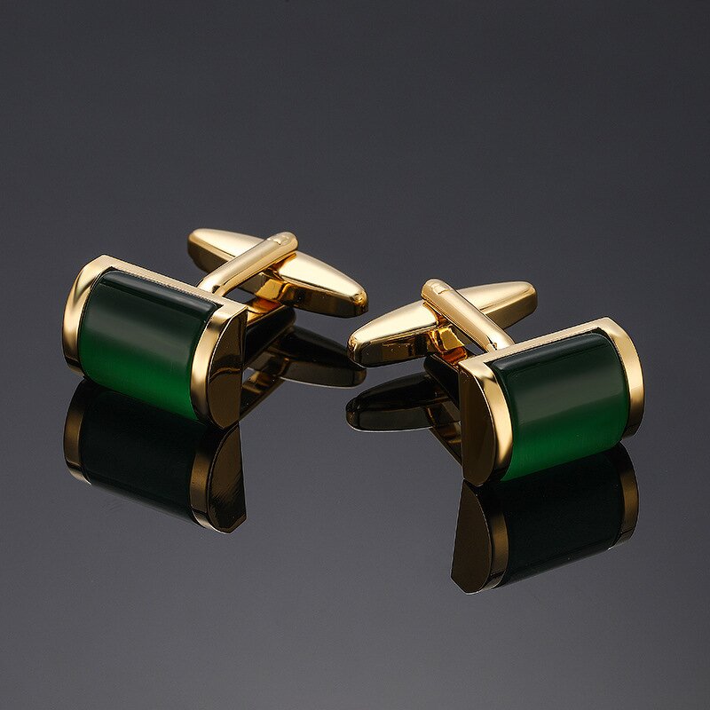 Tie Clips Manufacturer - High-Quality Copper Polished Glue Pattern Batch Fashionable Business Men's