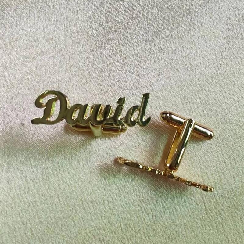 Cufflinks Set Factory - New Style French Simple Hollow Braid Round Square Baked Paint