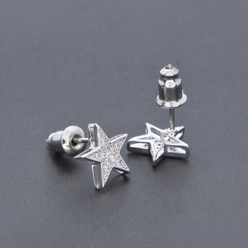 925 Silver Earrings Factory - Ancient Cute Hip-hop Various Styles Cool Personalized Men's Women's