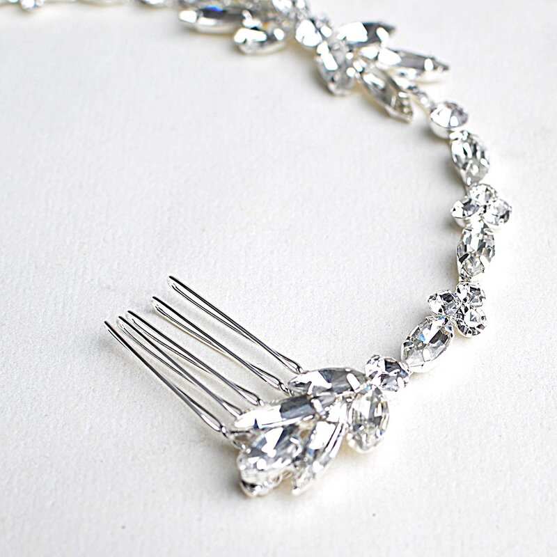 Pearl Headband Manufacturer - New Arrival Bridal Hair Accessories Hand-woven Knotted Cable Stitchbows