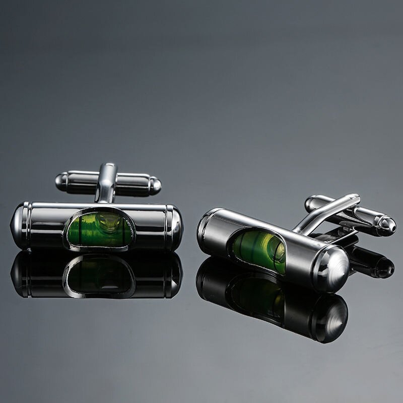 Beaded Cufflinks Factory - Gold Silver Round Shell Zircon Rose Square French-style Shirt