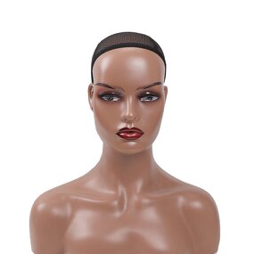 Wig Display Mannequins Factory - OEM/ODM Custom PVC Realistic Female Wig Display Mannequins African American