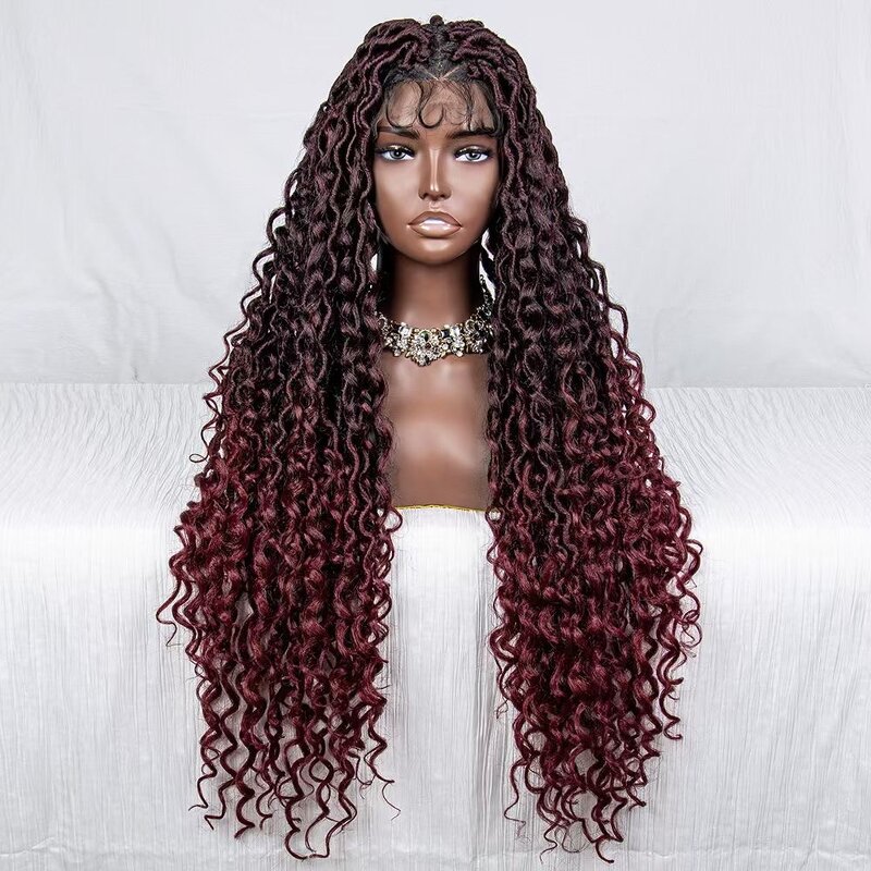Synthetic Braided Wig Manufacturer - OEM/ODM Custom Lace Front Braided Wigs with Goddess Locs