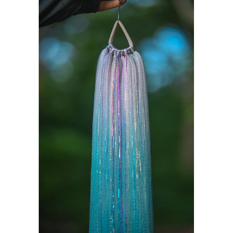 Synthetic Hair Braids Factory - OEM/ODM Custom Yaki Straight Synthetic Braids with Glitter Tinsels