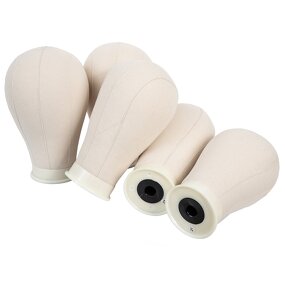 Wig Making Mannequin Factory - OEM/ODM Custom Professional Cork Canvas Block Mannequin Wig Head Stand