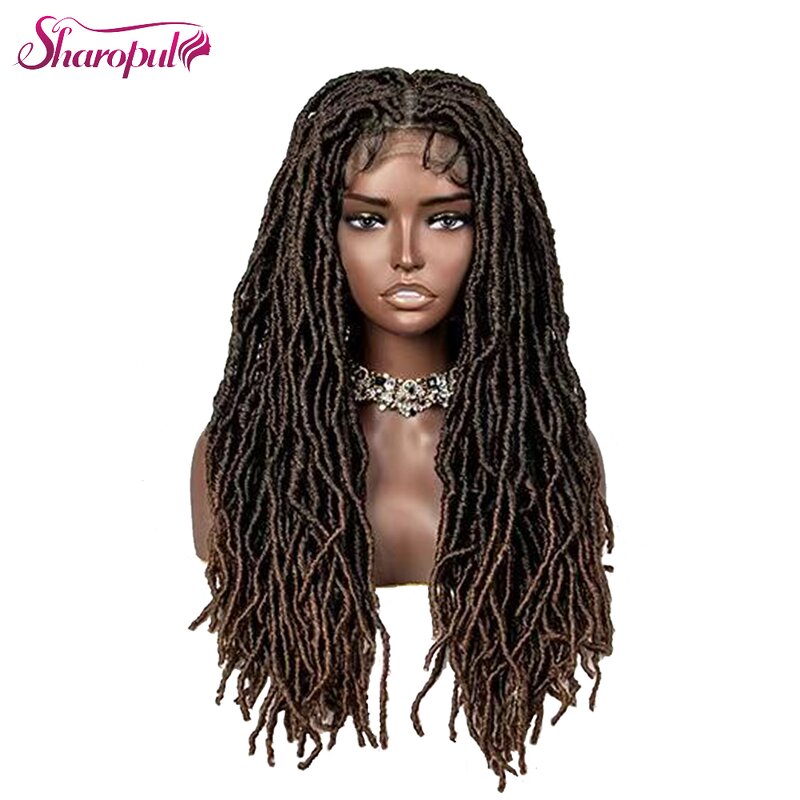 Synthetic Dreadlock Wigs Manufacturer - OEM/ODM Custom Full Lace 26inch Ombre Brown Dreadlock Wigs