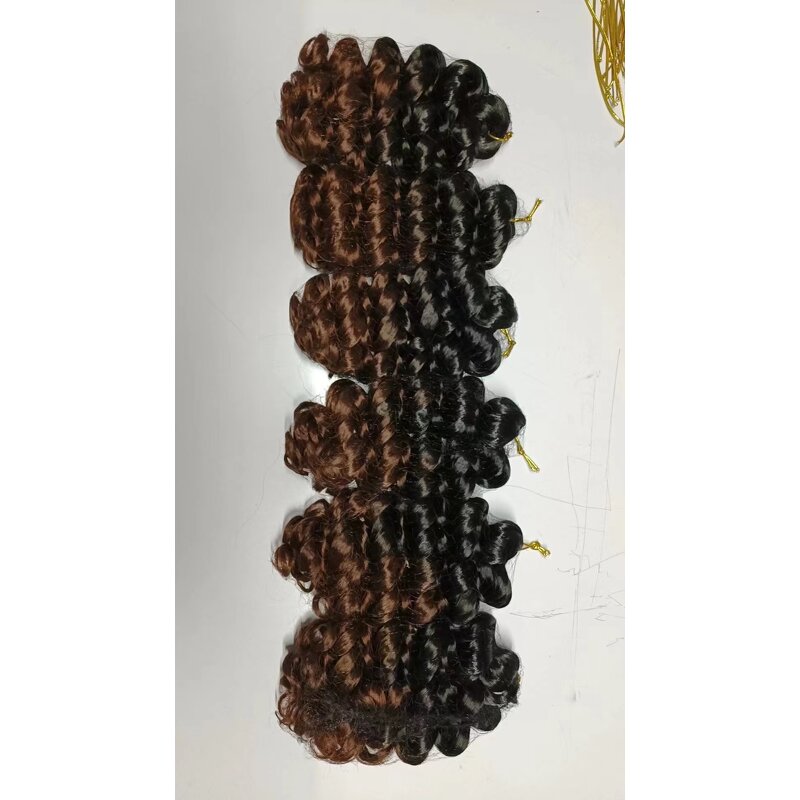 Synthetic Curly Crochet Hair Manufacturer - OEM/ODM Custom Loose Curl Wavy Hair Extension Italian Twist Braids