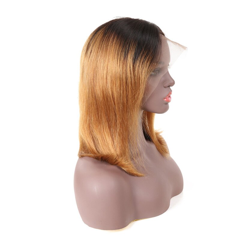 Lace Wigs Manufacturer - OEM/ODM Custom Virgin Human Hair Straight 13x4 Lace Wigs Brazilian Light Purple Bob