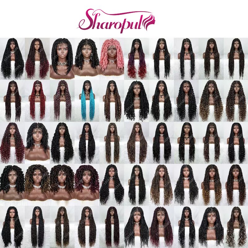 Synthetic Dreadlock Wigs Manufacturer - OEM/ODM Custom Full Lace 26inch Ombre Brown Dreadlock Wigs
