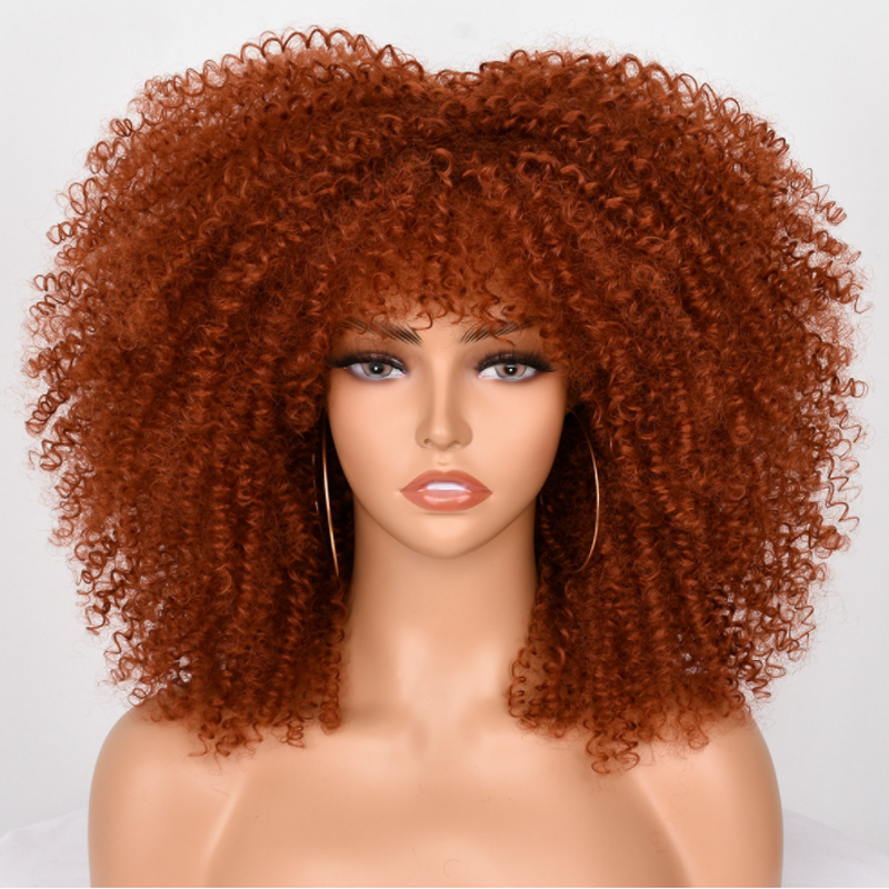 Afro Kinky Curly Wig Factory - OEM/ODM Custom Wholesale Afro Kinky Curly Wig Synthetic Fiber Short