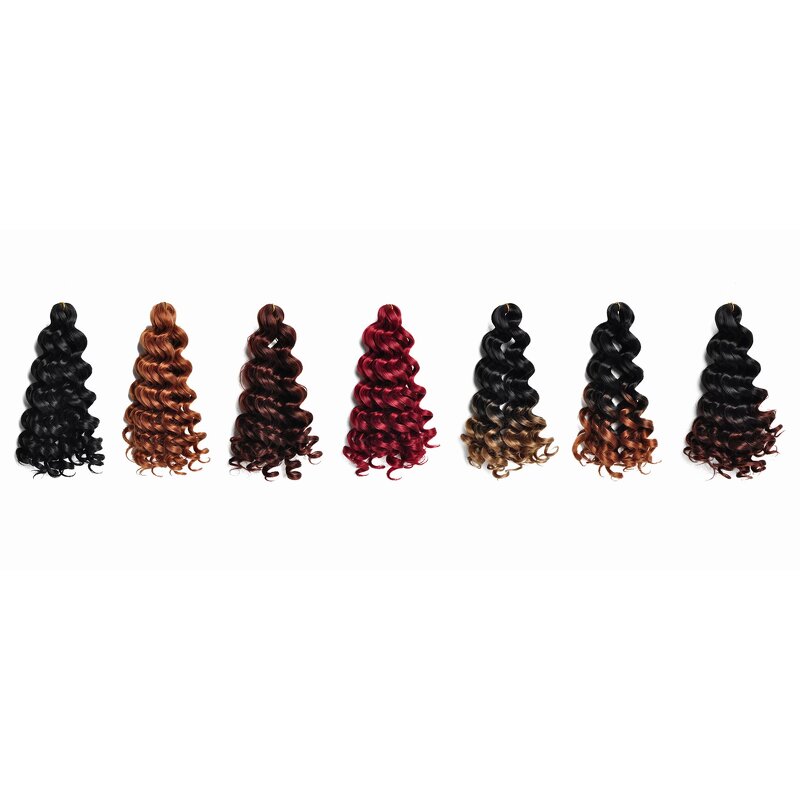 Synthetic Hair Extensions Manufacturer - OEM/ODM Custom Loose Curl Italian Curly Crochet Braids Synthetic Hair