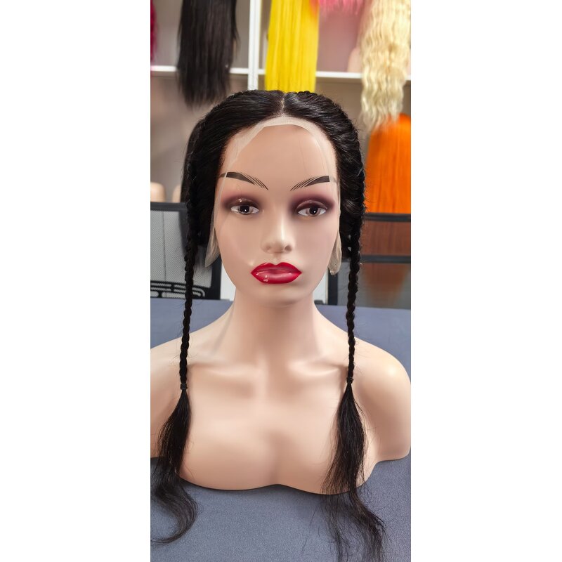 Braids Frontal Lace Factory - OEM/ODM Custom Brazilian Natural Human Hair Frontal Braid Hairpiece