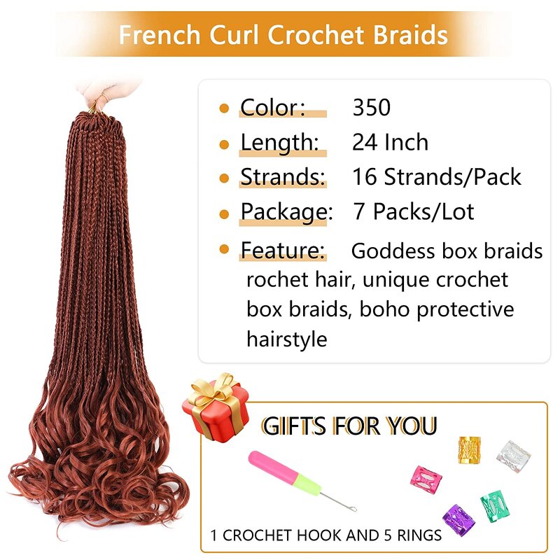 Crochet Hair Manufacturer - OEM/ODM Custom French Curly Braiding Hair Goddess Box Crochet Hair