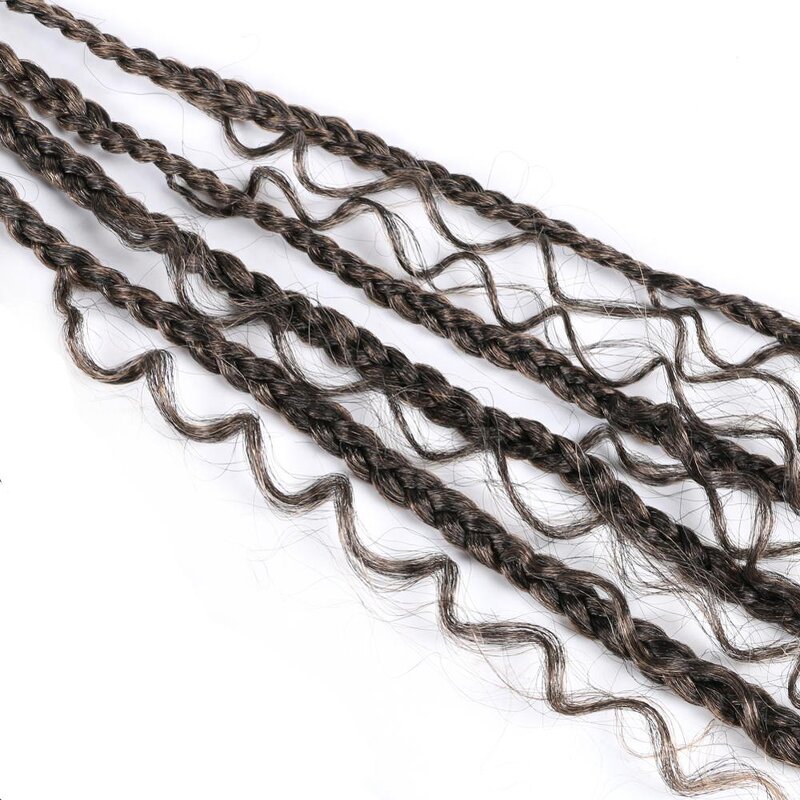 Crochet Hair Braids Factory - OEM/ODM Custom 22-Inch 18-Strand Crochet Braids Messy Braids