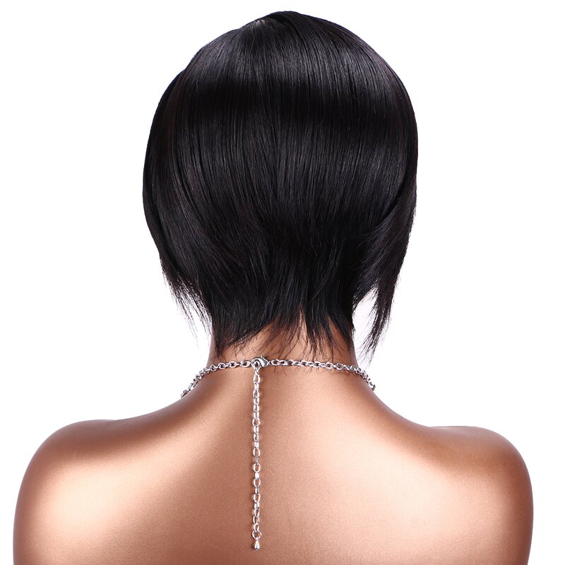 Lace Frontal Wig Factory - OEM/ODM Custom Short Peruvian Human Hair Wig Side Part