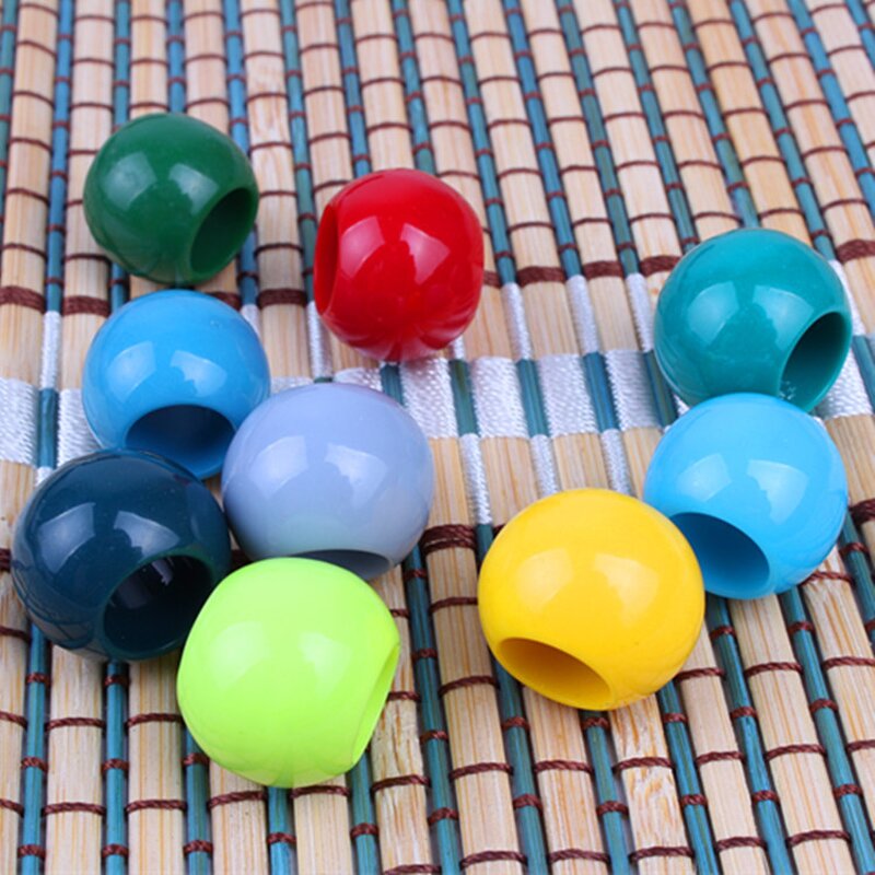 Hair Accessory Beads Manufacturer - OEM/ODM Custom Clear White Round Beads for DIY Locs and Braids