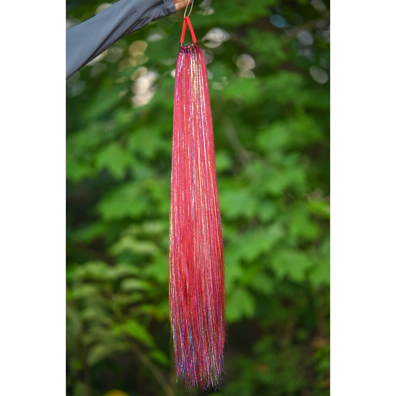 Synthetic Hair Braids Factory - OEM/ODM Custom Yaki Straight Synthetic Braids with Glitter Tinsels