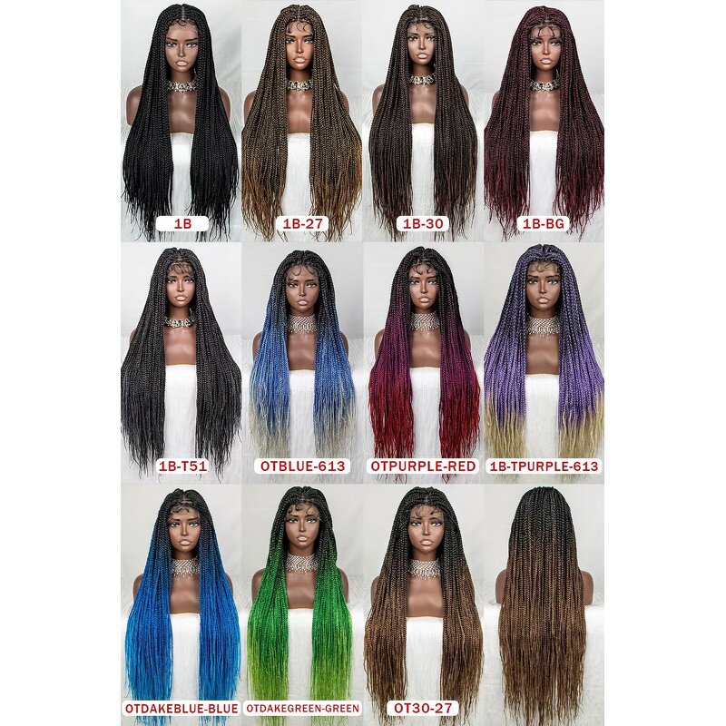 Lace Front Wig Factory - OEM/ODM Custom Synthetic Braid Lace Front Wig with Baby Hair