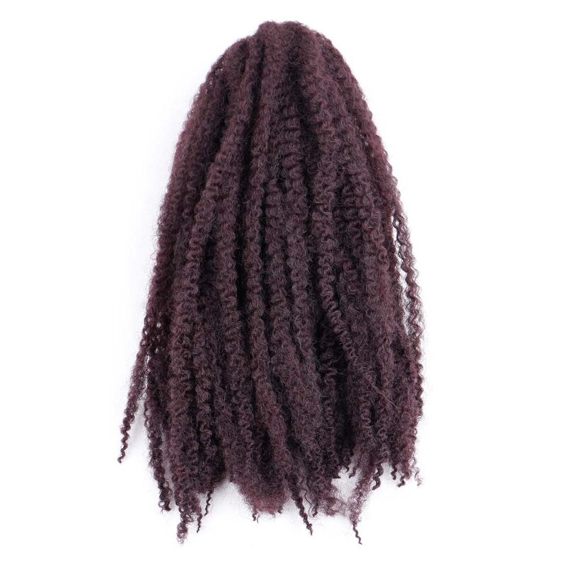 Crochet Braids Manufacturer - OEM/ODM Custom Brown Soft Afro Kinky Twist Marley Crochet Braids