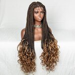 braided lace wig
