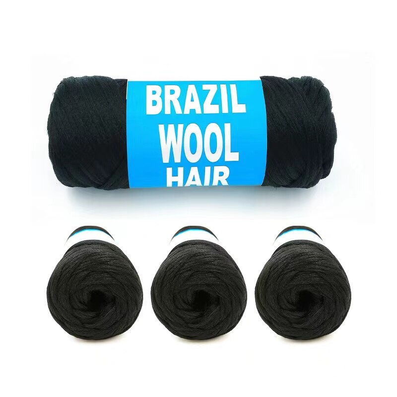 Wool Hair Acrylic Yarn Factory - OEM/ODM Custom 100% Brazilian Wool Hair Acrylic Yarn for Braids
