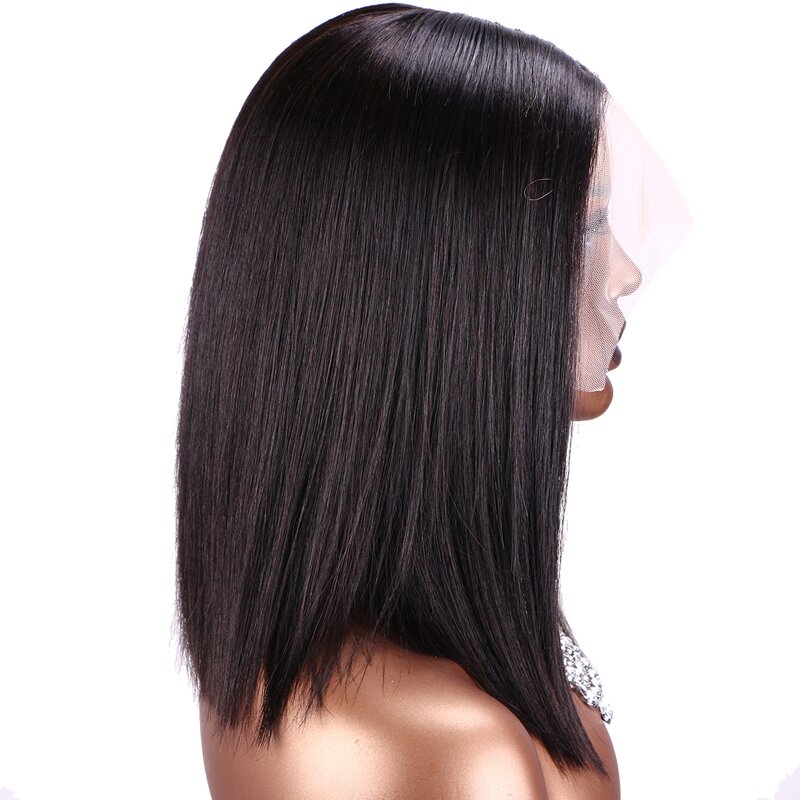 Brazilian Hair Wig Manufacturer - OEM/ODM Custom Bob Human Hair Wig 14inch HD Lace Front
