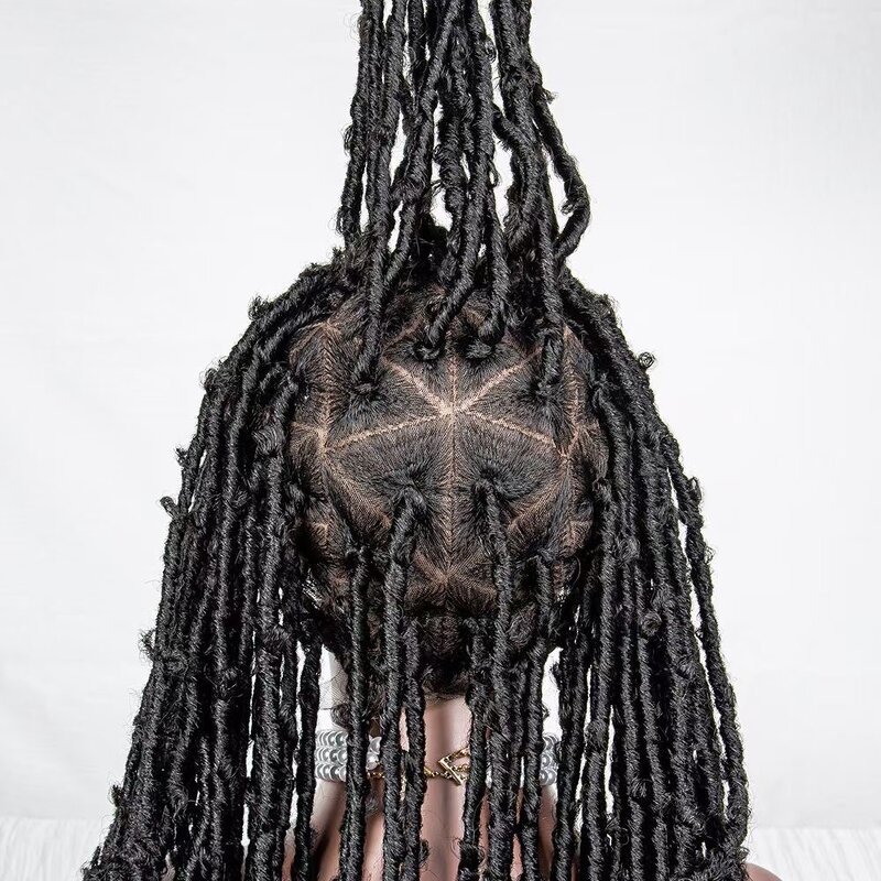 Lace Frontal Wig Manufacturer - OEM/ODM Custom Handmade Butterfly Distressed Locs Crochet Braids