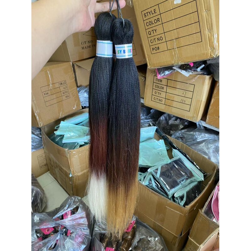Pre Stretched Braiding Hair Manufacturer - OEM/ODM Custom 3x Pre Stretched Braiding Hair 26inch Easy Braid