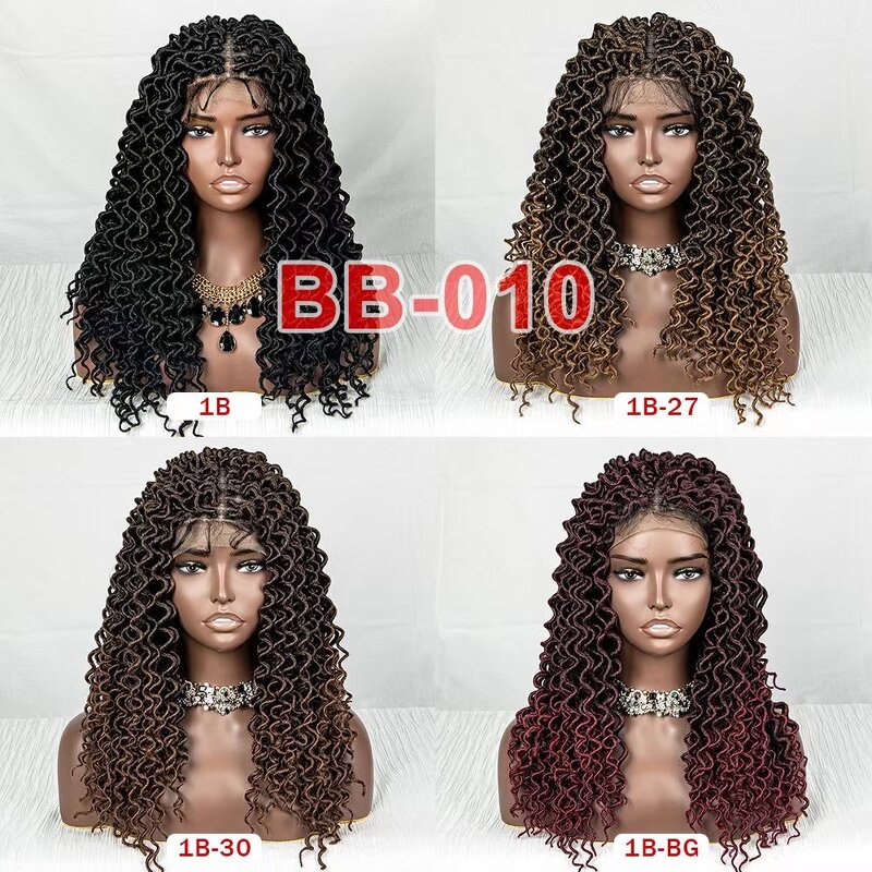 Lace Front Wig Factory - OEM/ODM Custom Synthetic Distressed Locs Full Lace Braided Wigs
