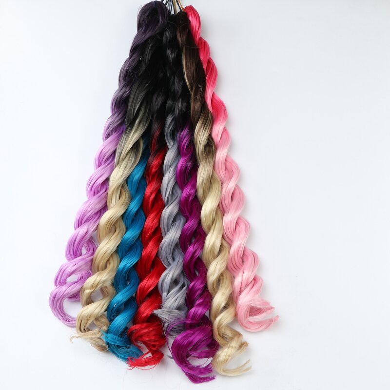Jumbo Crochet Braid Factory - OEM/ODM Custom 24inch 100gram Spiral Braiding Hair Extension No Tangle