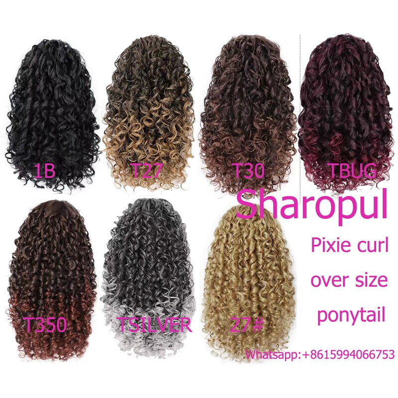 Synthetic Ponytail Extension Manufacturer - OEM/ODM Custom Loose Deep Wave Ponytail Extension Drawstring