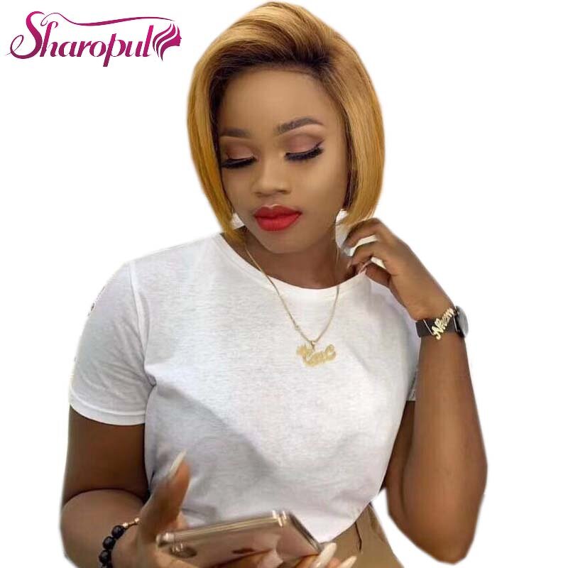 Lace Front Wig Manufacturer - OEM/ODM Custom Short Ombre Color Bob Design for Black Woman