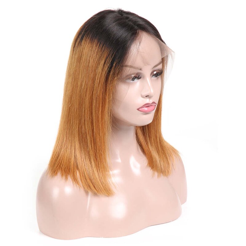 Lace Front Wig Factory - OEM/ODM Custom Brazilian Remy Human Hair Bob Natural Transparent Lace