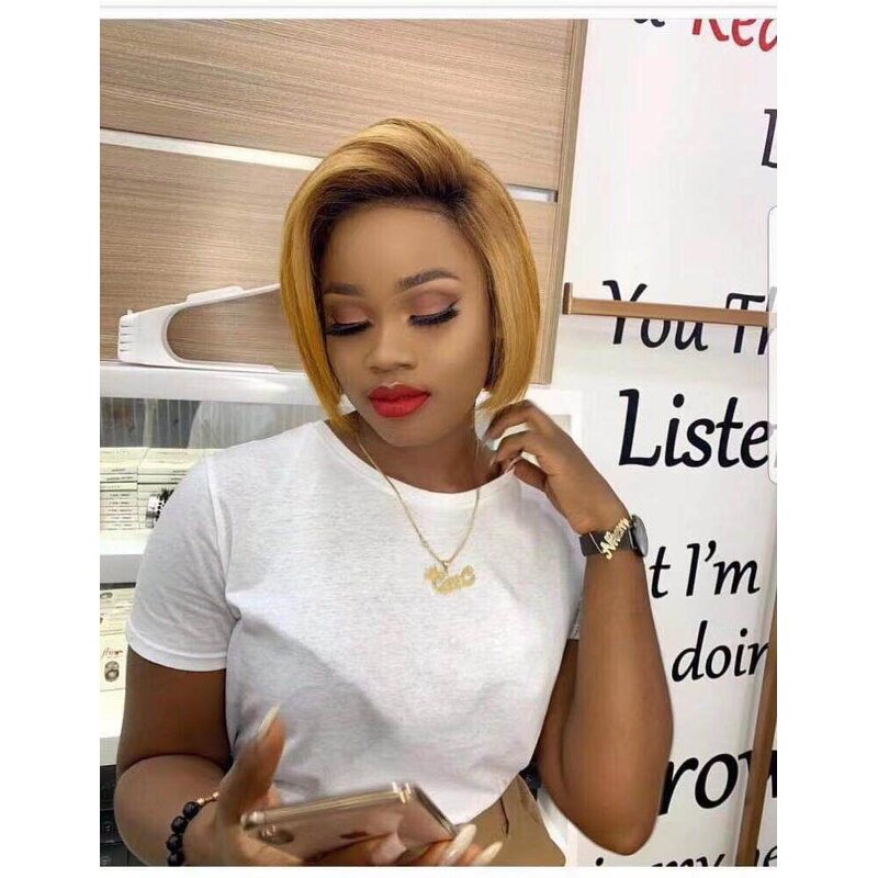 Lace Front Wigs Factory - OEM/ODM Custom Wholesale Short Pixie Natural Human Hair Wigs Tpart Frontal