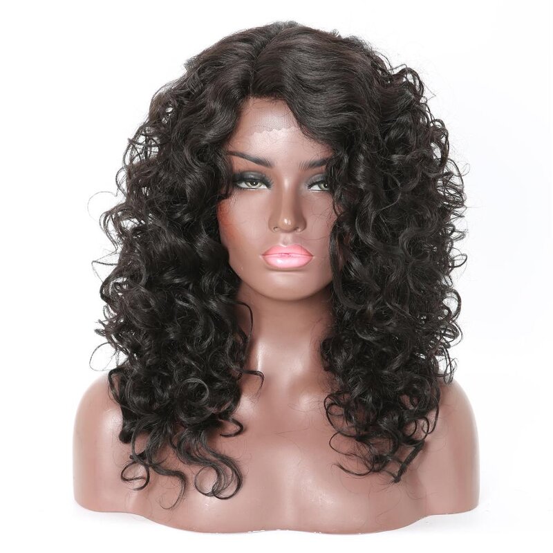 Big Curl Wig Factory - OEM/ODM Custom Ombre Brown Burg Color Big Curl Wig Wine Color Lace Front
