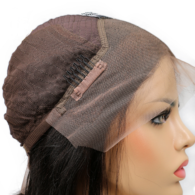 Lace Front Wig Manufacturer - OEM/ODM Custom Brazilian Straight Short Bob Wig Pre-Plucked Baby Hair